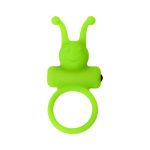 Зеленое эрекционное виброкольцо на пенис Cock Ring