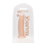 Телесный фаллоимитатор без мошонки Silicone Dildo Without Balls - 19,2 см.