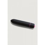 Черная компактная вибропуля Univibe - 9 см.
