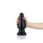 Черная анальная пробка King-Sized Anal Shocker - 19 см.
