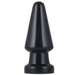 Черная анальная пробка King-Sized Anal Shocker - 19 см.