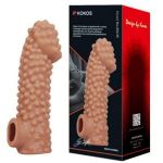 Насадка на фаллос с бугорками Cock Sleeve 004 Size M - 15,6 см.