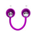 Лиловые вагинальные шарики KEGEL BALL III