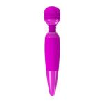 Лиловый вибромассажер Flirtatious Wand - 25 см.