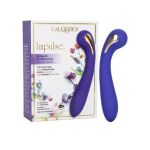 Фиолетовый вибромассажер с электростимуляцией Intimate Estim Petite G Wand - 19 см.