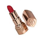 Золотистый вибратор-помада с красным мягким кончиком Hide & Play Rechargeable Lipstick