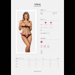 Соблазнительное боди Liferia с цветочным орнаментом