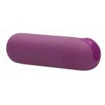 Фиолетовая перезаряжаемая вибропуля 7 Speed Rechargeable Bullet - 7,7 см.