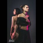 Черный ошейник Embrace с ключиком