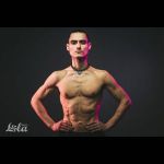 Черный ошейник Embrace с ключиком