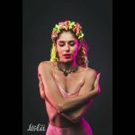 Серебристый ошейник Embrace с ключиком