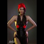 Зажимы на соски Angelic с красными меховыми шариками