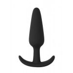 Черная анальная пробка для ношения Slim Butt Plug - 8,3 см.