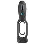 Черное двойное эрекционное виброкольцо N 88 Vibrating Rechargeable Cock Ring