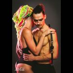 Черный кляп-шарик  Love Spell