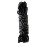Черная веревка для шибари Deluxe Bondage Rope - 5 м.