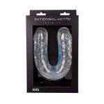 Прозрачный двусторонний фаллоимитатор Infinity - 33,5 см.