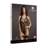 Пикантное боди со стразами Crotchless Rhinestone Halter Teddy