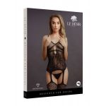 Эффектный комбинезон со стразами Suspender Rhinestone Bodystocking