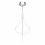 Серебристый ошейник с цепочками Desir Metallique Collar