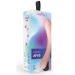 Персиковый вибратор для G-точки Apus - 19 см.