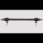 Черная распорка для ног Bound to You Faux Leather Spreader Bar - 50,8 см.