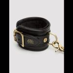 Черные наручники Bound to You Faux Leather Wrist Cuffs