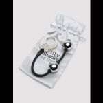 Серебристые шарики Inner Goddess Mini Silver Pleasure Balls 85g на черном силиконовом шнурке