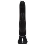 Черный вибратор-кролик G-Spot Stroking Vibrator - 24,2 см.