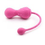 Подарочный набор: розовый тренажер Кегеля MAGIC KEGEL MASTER 2 и фиолетовые менструальные чаши