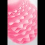 Розовый рельефный мастурбатор Flaff