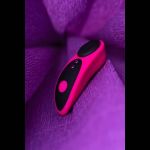 Розово-черный вибростимулятор в трусики Lovense Ferri