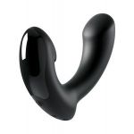 Черный вибромассажер простаты Ultimate Silicone P-Spot Massager