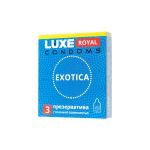 Текстурированные презервативы LUXE Royal Exotica - 3 шт.
