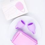 Набор из 2 сиреневых менструальных чаш Orchid