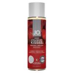 Лубрикант на водной основе с ароматом клубники JO Flavored Strawberry Kisses - 60 мл.