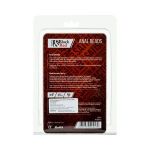 Чёрная гибкая анальная цепочка Black&Red - 31 см.