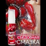 Гель-смазка Tutti-Frutti с вишнёвым вкусом - 30 гр.
