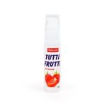 Гель-смазка Tutti-Frutti с земляничным вкусом - 30 гр.