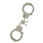 Металлические наручники с ключиками LARGE METAL HANDCUFFS WITH KEYS