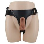 Страпон на трусиках с вибрацией Ultra Passionate Harness - 16 см.