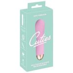 Розовый мини-вибратор Cuties 2.0 - 12,5 см.