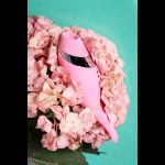 Розовый многофункциональный стимулятор Dahlia - 14 см.