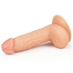 Телесный фаллоимитатор 7  The Ultra Soft Dude - 18 см.