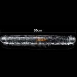 Прозрачный двусторонний фаллоимитатор Flawless Clear Double Dildo - 30 см.