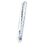 Прозрачный двусторонний фаллоимитатор Flawless Clear Double Dildo - 30 см.