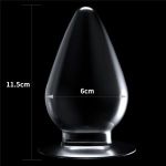 Прозрачная анальная пробка Flawless Clear Anal Plug - 11,5 см.