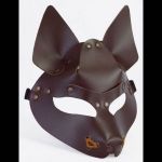 Коричневая маска Wolf 