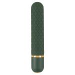 Зеленый мини-вибратор Luxurious Bullet Vibrator - 12,6 см.