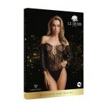 Пикантное боди Wonder Rhinestone Bodysuit с длинным рукавом